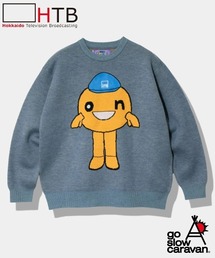 HTB x gsc onちゃん IMPACT ジャガードBIGセーター