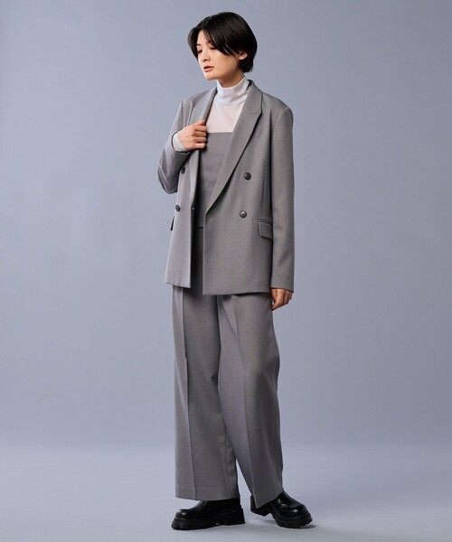 uncrave(アンクレイヴ)の「トリコットシフォン ハイネック カットソー(uncrave STANDARD)(Tシャツ/カットソー・レディース・ホワイト系/ブラック系/ライトグレー系/グレー系/ベージュ系・1/2)」の11枚目の写真