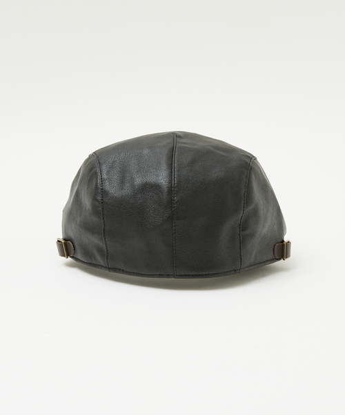 Ruben（ルーベン）の「【RUBEN/ルーベン】FAKE LEATHER HUNTINGフェイクレザー ハンチング帽 / モナコハンチング/ RUS-4180（ハンチング/ベレー帽・メンズ・ブラック/ダークグリーン/ブラウン・フリー）」の8枚目の写真