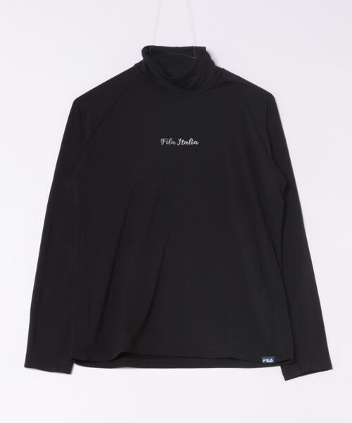 FILA GOLF（フィラゴルフ ）の「【FILA GOLF/フィラゴルフ】レディースハイネックインナーシャツ　ゴルフ（シャツ/ブラウス・レディース・ホワイト/ブラック・SMALL/LARGE/X-LARGE/MEDIUM）」の5枚目の写真