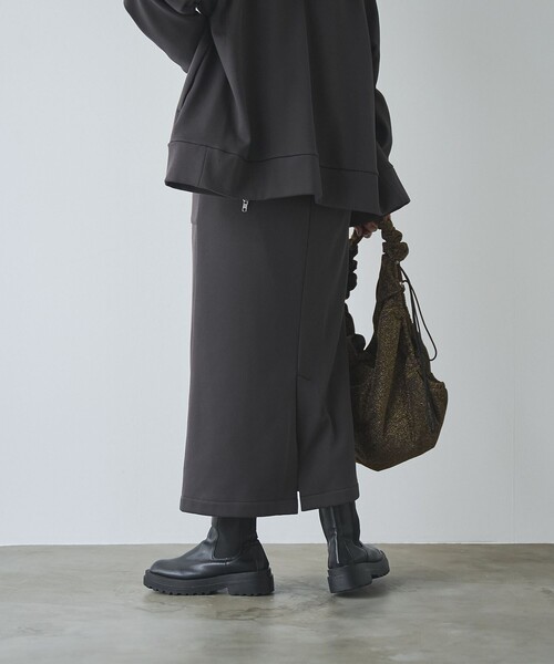 coen(コーエン)の「REVERSEWARM裏起毛ナロースカート(スカート・レディース・ダークグレー/ダークブラウン/ブラック/ナチュラル・L/M)」の16枚目の写真