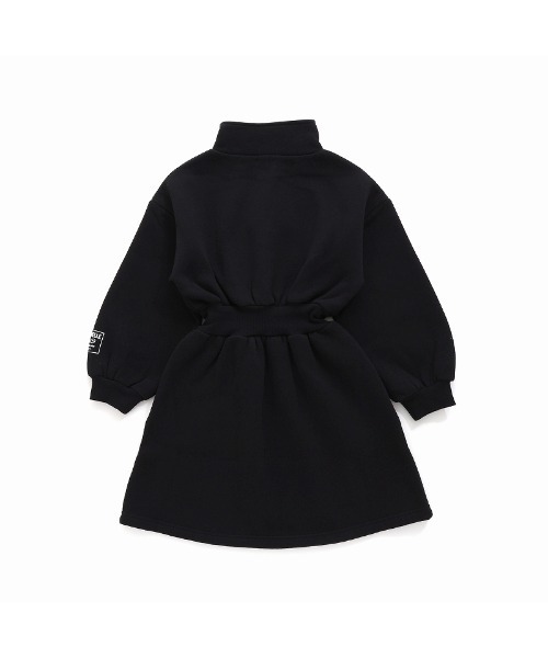 JENNI belle(ジェニィベル)の「【WEB限定】【あったか】裏起毛ハーフZIPワンピ(ワンピース・キッズ・サックスブルー/ブラック・130cm/140cm/150cm/120cm)」の7枚目の写真