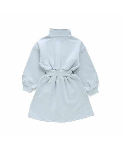 JENNI belle(ジェニィベル)の「【WEB限定】【あったか】裏起毛ハーフZIPワンピ(ワンピース・キッズ・サックスブルー/ブラック・130cm/140cm/150cm/120cm)」の9枚目の写真