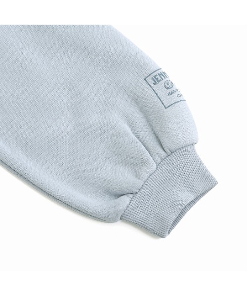 JENNI belle(ジェニィベル)の「【WEB限定】【あったか】裏起毛ハーフZIPワンピ(ワンピース・キッズ・サックスブルー/ブラック・130cm/140cm/150cm/120cm)」の13枚目の写真