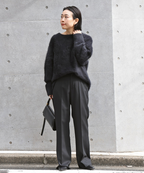 AP STUDIO(エーピーストゥディオ)の「フォックスカシミヤVネックプルオーバー(ニット/セーター・レディース・ブラウン/ブラック・FREE)」の14枚目の写真