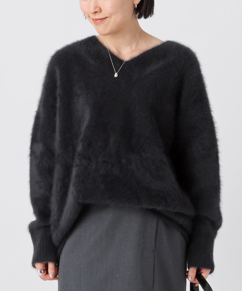 AP STUDIO（エーピーストゥディオ）の「フォックスカシミヤVネックプル