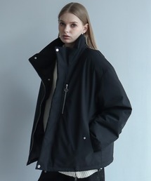 ELLUV | 【ELLUV/エルヴ】防風/ストレッチファブリック ジップギミック パテッドヒートジャケット(ダウンジャケット/コート)