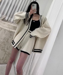 Ritomo De Ricco（リトモ・デ・リコ）の「セットアップ　ニットカーディガン+ショートパンツ（カーディガン/ボレロ）」