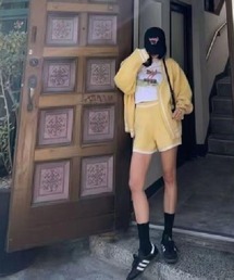 Ritomo De Ricco（リトモ・デ・リコ）の「セットアップ　ニットカーディガン+ショートパンツ（カーディガン/ボレロ）」