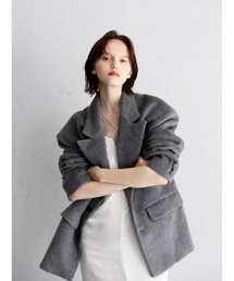 ジャケット・アウター Katrin TOKYO oversize shaggy jacket coat 2way oversize color down coat | Katrin TOKYO