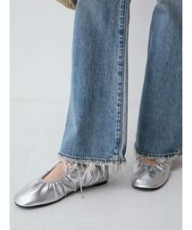 Ungrid | ギャザーフラットシューズ(バレエシューズ)