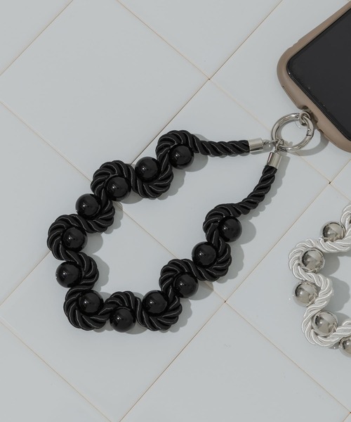 ツイストロープボールハンドストラップ（スマホグッズ）｜SMELLY