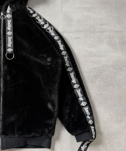 ウサ耳ファーZIPコート（その他アウター）｜Amilige（アミリージュ）の