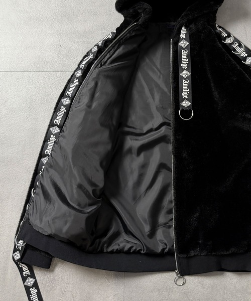 ウサ耳ファーZIPコート（その他アウター）｜Amilige（アミリージュ）の