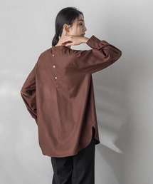 ラ エフ la.f… 【la.f...】メタリックタフタブラウス （ベージュ） ラ エフ la.f… 【la.f】メタリックタフタブラウス （ベージュ