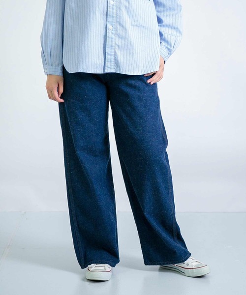 k*m様 LEINWÄNDE leinwande ワークトラウザー　デニム leinwande ラインヴァンド/Work Trousers(White)/ワークパンツ