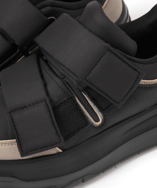 niko and...（ニコアンド）の「オリジナルパフィーベルトスニーカー（スニーカー・レディース・その他1/ブラック/アイボリー・LARGE/MEDIUM）」の10枚目の写真