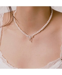 NUAVO | Ribbon tie pearls(ネックレス)