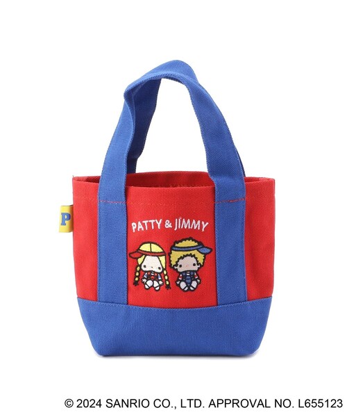 セール】サンリオキャラクターズ 刺繍ミニトート パティ＆ジミー
