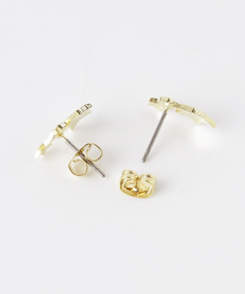 URBAN RESEARCH Sonny Label(アーバンリサーチサニーレーベル)の「スリースターピアス(ピアス(両耳用)・レディース・ゴールド/シルバー・ONE)」の4枚目の写真