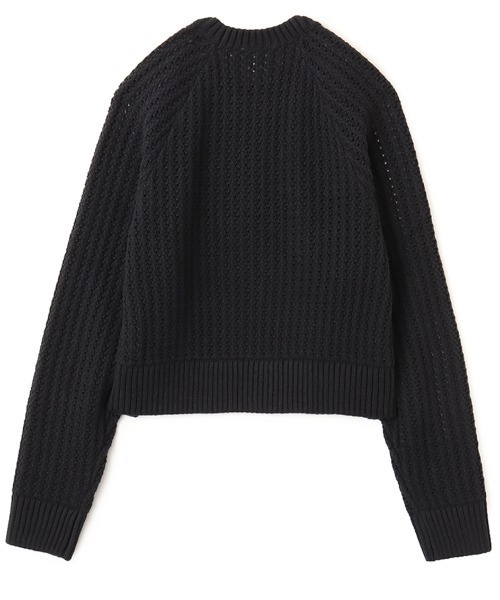 adidas（アディダス）の「adidas KNITTED CREW / アディダス ニット クルー（ニット/セーター・レディース・ブラック・M/L/S）」の3枚目の写真