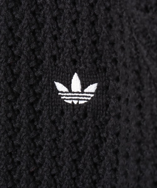 adidas（アディダス）の「adidas KNITTED CREW / アディダス ニット クルー（ニット/セーター・レディース・ブラック・M/L/S）」の5枚目の写真