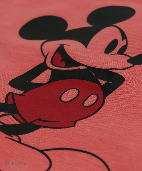 Disney(ディズニー)の「ディズニー ピグメント加工 裏毛トレーナー(スウェット・キッズ・ブラック/ピンク/ベージュ/ミント/イエロー・100cm/110cm/120cm/130cm/140cm/150cm/160cm)」の9枚目の写真