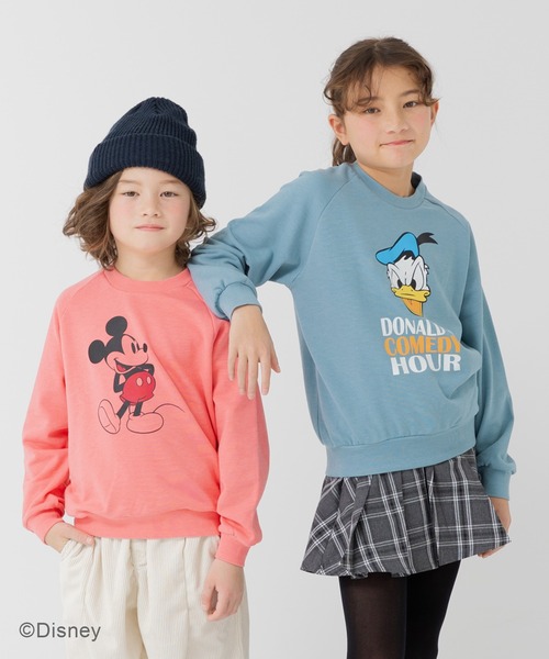 Disney(ディズニー)の「ディズニー ピグメント加工 裏毛トレーナー(スウェット・キッズ・ブラック/ピンク/ベージュ/ミント/イエロー・100cm/110cm/120cm/130cm/140cm/150cm/160cm)」の20枚目の写真