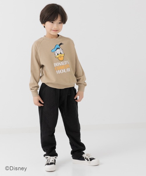 Disney(ディズニー)の「ディズニー ピグメント加工 裏毛トレーナー(スウェット・キッズ・ブラック/ピンク/ベージュ/ミント/イエロー・100cm/110cm/120cm/130cm/140cm/150cm/160cm)」の21枚目の写真