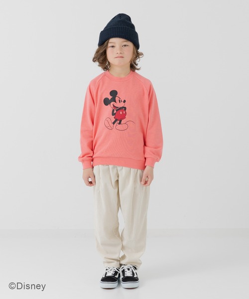 ディズニー ピグメント加工 裏毛トレーナー（スウェット）｜Disney