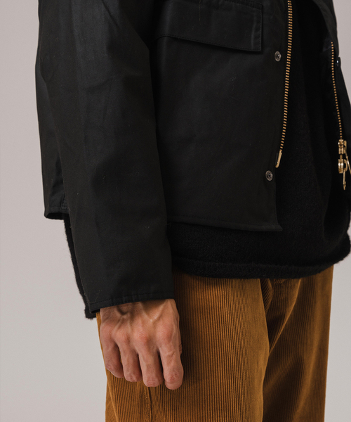 Barbour(バブアー)の「Barbour(バブアー) SL SPEY/スペイ JACKET WAX MWX1212(その他アウター・メンズ・ブラック/カーキ・MEDIUM/LARGE/SMALL)」の7枚目の写真