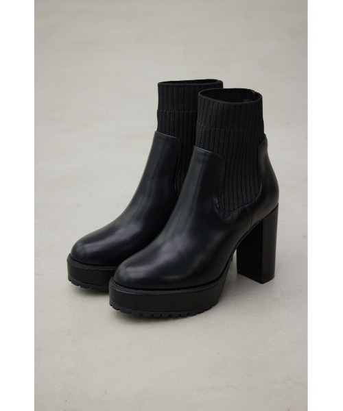 ソックスヒールブーツ（ブーツ）｜AZUL BY MOUSSY（アズールバイマウジー）