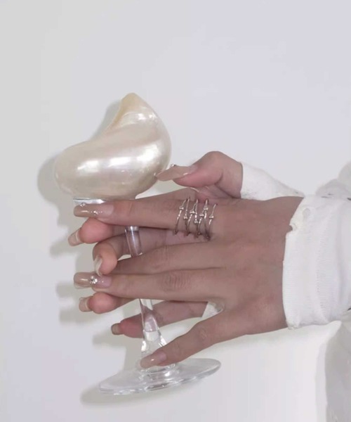 Vipoa（ヴィポア）の「pearl nuance ring（リング・レディース・シルバー・FREE）」の5枚目の写真