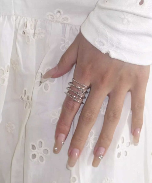 Vipoa（ヴィポア）の「pearl nuance ring（リング・レディース・シルバー・FREE）」の6枚目の写真