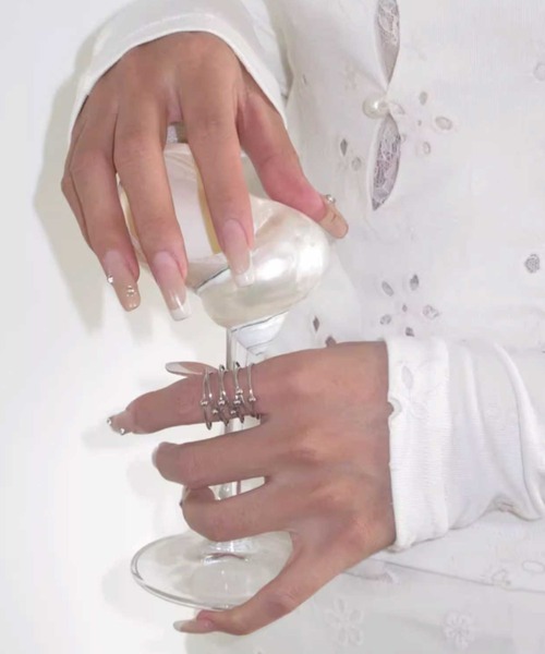 Vipoa（ヴィポア）の「pearl nuance ring（リング・レディース・シルバー・FREE）」の7枚目の写真