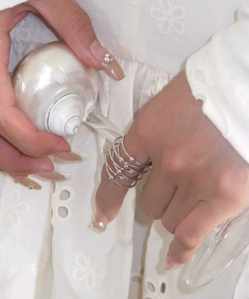 Vipoa（ヴィポア）の「pearl nuance ring（リング・レディース・シルバー・FREE）」の8枚目の写真