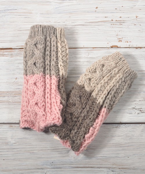 HIGHLAND2000 ハイランド2000】 4 COLOR BLOCK MITTEN ブリティッシュ