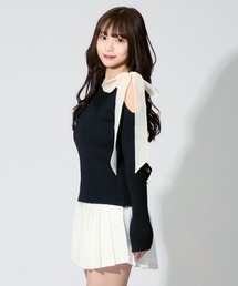Shoulder Ribbon Tops / ショルダーリボントップス