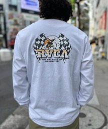 RVCA メンズ SPEED EAGLE LT ロンＴ/ルーカバックプリント長袖ロンT