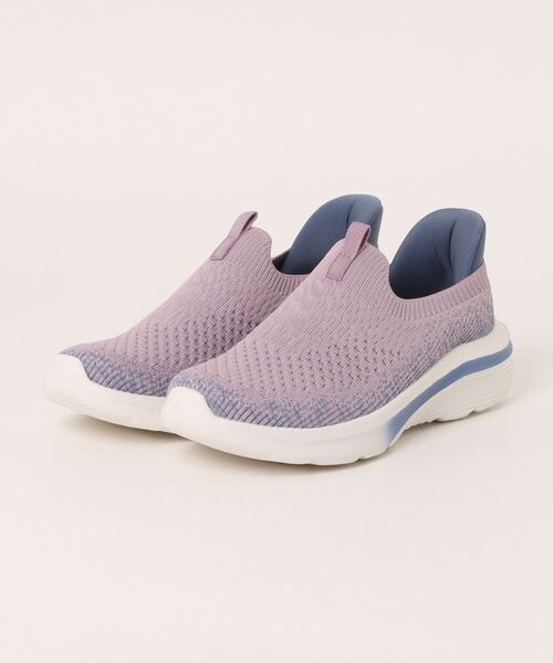 CEDAR CREST（セダークレスト ）の「【CEDAR CREST】スパットシューズ（スリッポンタイプ）手を使わずに履ける【22.5cm～25.0cm】（スニーカー・レディース・グリーン/パープル/ブラック/ブラック×ブラック/グレー/ライトグレー/ブラック×ホワイト/ネイビー・22.5cm/23.0cm/23.5cm/24.0cm/24.5cm/25.0cm）」の8枚目の写真