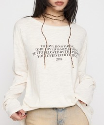LOOSEY PRINT LONG SLEEVE Tシャツ
