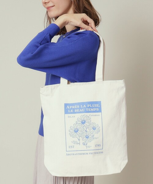 ITS'DEMO（イッツデモ）の「◆【A4対応／全7柄】グラフィックトート（トートバッグ・レディース・アイボリー系/アイボリー系3/アイボリー系2/ブラック/アイボリー/アイボリー系1/ブラック系・00）」の7枚目の写真