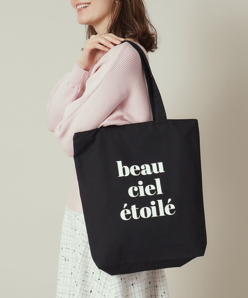 ITS'DEMO（イッツデモ）の「◆【A4対応／全7柄】グラフィックトート（トートバッグ・レディース・アイボリー系/アイボリー系3/アイボリー系2/ブラック/アイボリー/アイボリー系1/ブラック系・00）」の3枚目の写真