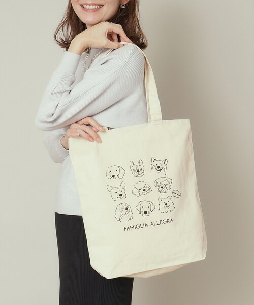 ITS'DEMO（イッツデモ）の「◆【A4対応／全7柄】グラフィックトート（トートバッグ・レディース・アイボリー系/アイボリー系3/アイボリー系2/ブラック/アイボリー/アイボリー系1/ブラック系・00）」の12枚目の写真