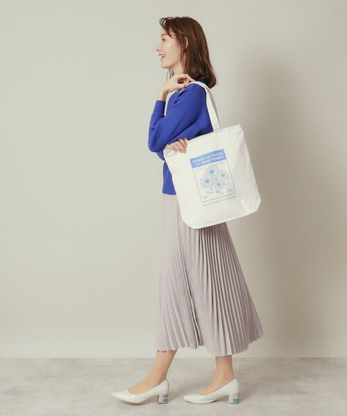 ITS'DEMO（イッツデモ）の「◆【A4対応／全7柄】グラフィックトート（トートバッグ・レディース・アイボリー系/アイボリー系3/アイボリー系2/ブラック/アイボリー/アイボリー系1/ブラック系・00）」の17枚目の写真