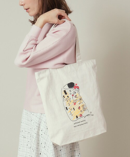 ITS'DEMO（イッツデモ）の「◆【A4対応／全7柄】グラフィックトート（トートバッグ・レディース・アイボリー系/アイボリー系3/アイボリー系2/ブラック/アイボリー/アイボリー系1/ブラック系・00）」の18枚目の写真