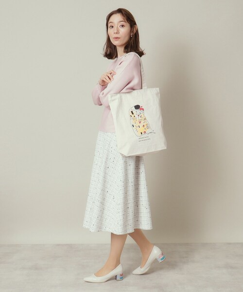 ITS'DEMO（イッツデモ）の「◆【A4対応／全7柄】グラフィックトート（トートバッグ・レディース・アイボリー系/アイボリー系3/アイボリー系2/ブラック/アイボリー/アイボリー系1/ブラック系・00）」の19枚目の写真