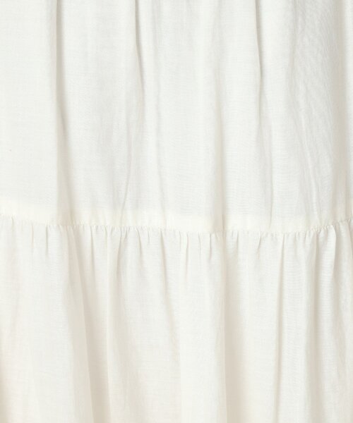 DRESSTERIOR（ドレステリア）の「【大人百花春号掲載 モデル美香さん着用】洗える/コットンボイルティアードスカート（スカート・レディース・スミクロ/ブルー系その他/オフホワイト・34/36/38/40）」の18枚目の写真