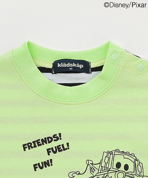 kladskap(クレードスコープ)の「【カーズ】前後切り替え長袖Tシャツ(Tシャツ/カットソー・キッズ・ライトグリーン/オフホワイト・120cm/100cm/110cm/90cm)」の5枚目の写真