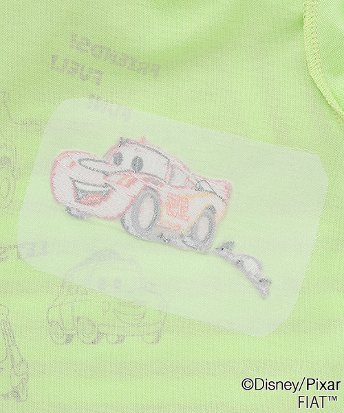 kladskap(クレードスコープ)の「【カーズ】前後切り替え長袖Tシャツ(Tシャツ/カットソー・キッズ・ライトグリーン/オフホワイト・120cm/100cm/110cm/90cm)」の8枚目の写真